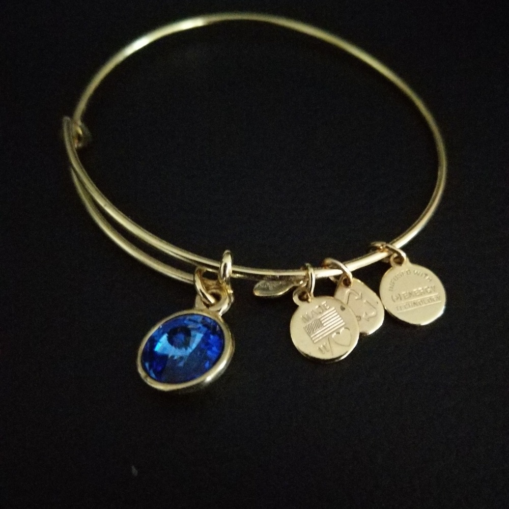 Alex and Ani Birth Month Charm Bangle